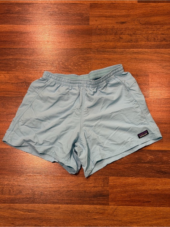 Patagonia Pants - Patagonia Women's Light Blue Baggies Shorts